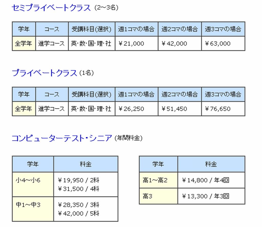 四谷進学教室･個別指導･少人数ｸﾞﾙｰﾌﾟ/私国立対応/学習塾